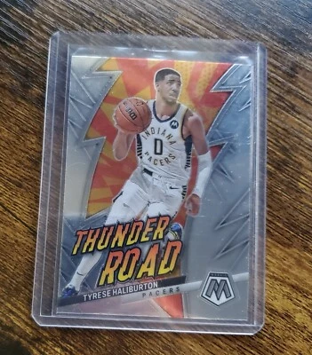 2022-23 Panini Mosaic Thunder Road #3 Tyrese Haliburton Indiana Pacers - Image 1 of 2
