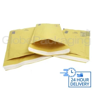 200 x AROFOL AR4 SOBRES BURBUJAS DE ORO BOLSAS ACOLCHADAS 180x265mm D/1 *24HRS* - Imagen 1 de 5