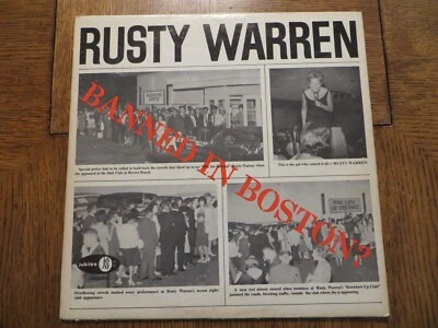 Rusty Warren - Banned In Boston? - Jubilee JGM 2049 Vinyl Record VG/VG!!! Foto 1 de 4