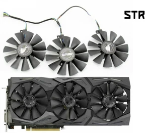 coolingFan For ASUS GTX 980Ti R9 390X 390 480 VEGA56 GPU FDC10U12S9-C 87mm - Picture 1 of 16