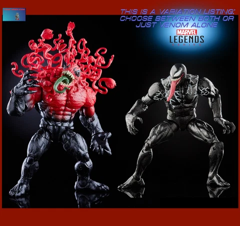 Marvel Legends 6-Inch Movie Venom Action Figure or Venom + Toxin Deluxe Bundle Cover