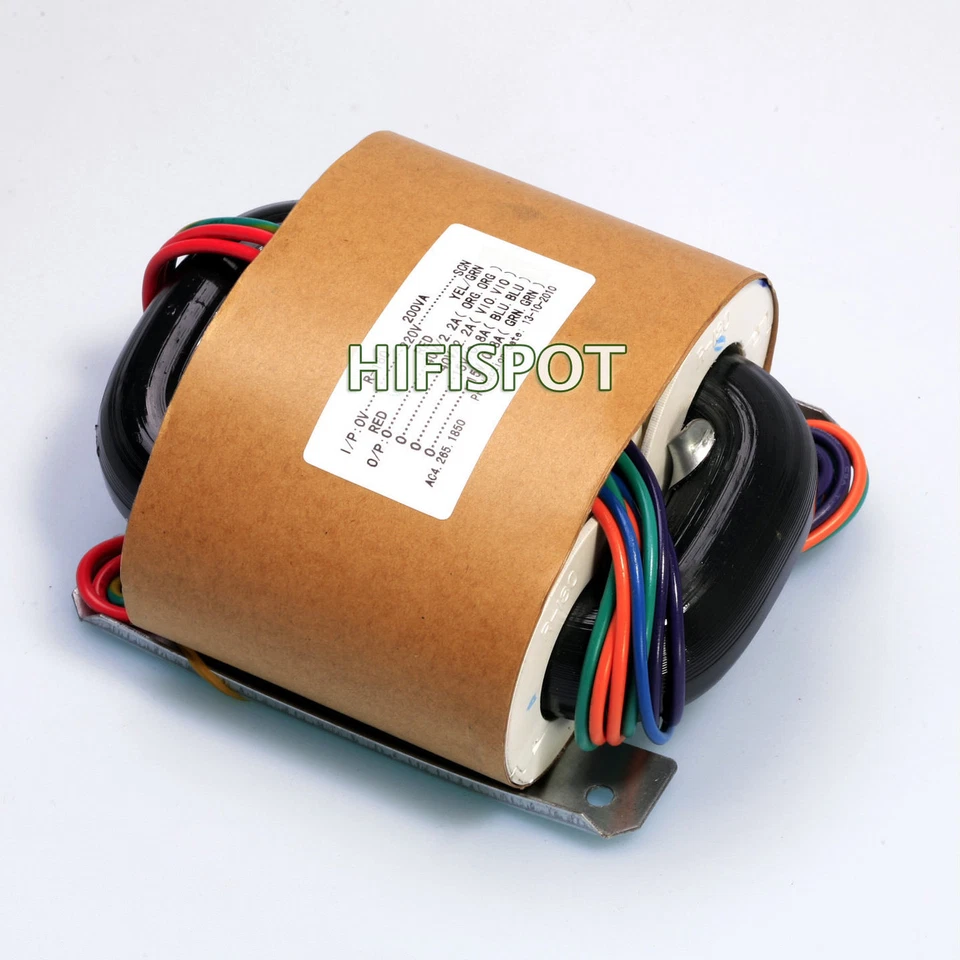 200W R-Core Transformer for Audio Amplifier Power AMP - Selectable Input Outputs - Image 1 of 1