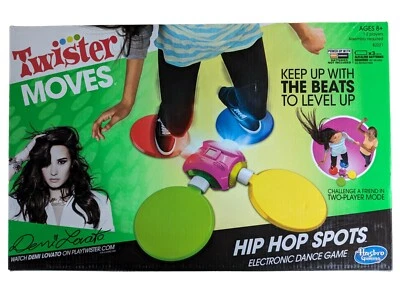 RARE Demi Lovato Twister Moves Hip Hop Spots Dance Game Hasbro - Image 1 of 3