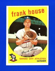 1959 Topps SET BREAK #313 FRANK HOUSE EXMINT KANSAS CITY ATHLETICS (SB1) - Picture 1 of 2