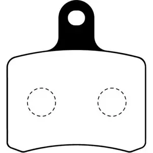 Go Kart EBC OTK Tonykart BSD Brake Pad Set FA553 Organic FA Series Racing - Picture 1 of 3