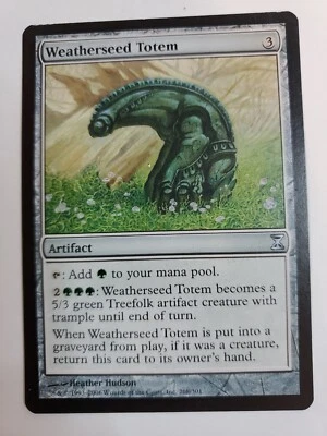 MTG Magic The Gathering Card Weatherseed TotemArtifact Time Spiral - Image 1 of 2