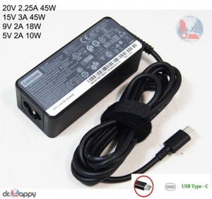 Lot of 3 Lenovo 45W USB-C Type-C AC Adapter Charger for Chromebook CB-13 - Picture 1 of 6