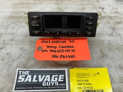 03 PORSCHE 996 996tt OEM HEATER AC A/C CLIMATE CONTROL 99665310110 01-05 - Image 1 of 4