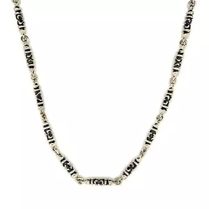 925 Sterling Silver Chain Necklace 3mm 30 inches 25.2 Grams - Picture 1 of 3