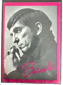 Dark Shadows 1968 ~ Barnabas ~ Philadelphia Card Co ~ #3 ~ borde rosa ~ - Imagen 1 de 2