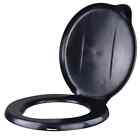 Portable Black Ozark Trail Bucket Toilet Seat Cover Camping Outdoor Travel New**