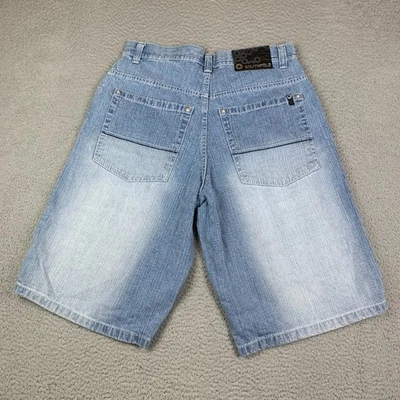 Vintage Southpole Shorts Mens 34 Baggy Denim Jorts Jean Y2K Grunge Black Tab - Image 1 of 4
