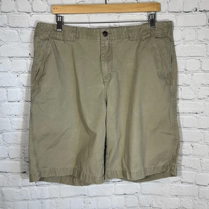 SCOTTeVest Shorts Mens 36 Khaki Chino Hidden Cargo Pockets TEC Hiking Gorpcore - Picture 1 of 13