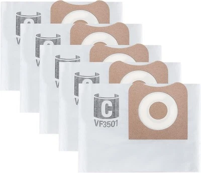 FGDG 5 Pack Ridgid VF3501 Filter Bags, Compatible with 5 of 3-4.5 Gallon