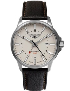 Bauhaus 2868-5 Orologio Uomo Aviation Automatico Titanio 42mm 10ATM - Foto 1 di 2