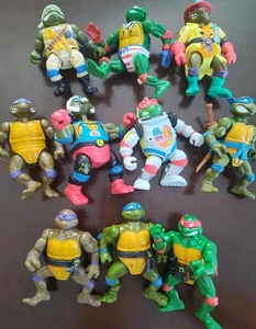 Teenage Mutant Ninja Turtles 10 Stück 80er 90er Vintage TMNT Figuren - Bild 1 von 18