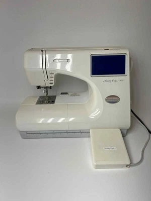 Janome Memory Craft 9000 Computerized Sewing Machine w/ Cover - Image 1 of 4