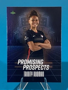 2021 Parkside NWSL Volume 1 Trinity Rodman RC Foil Blue Promising Prospects #1 - Bild 1 von 2