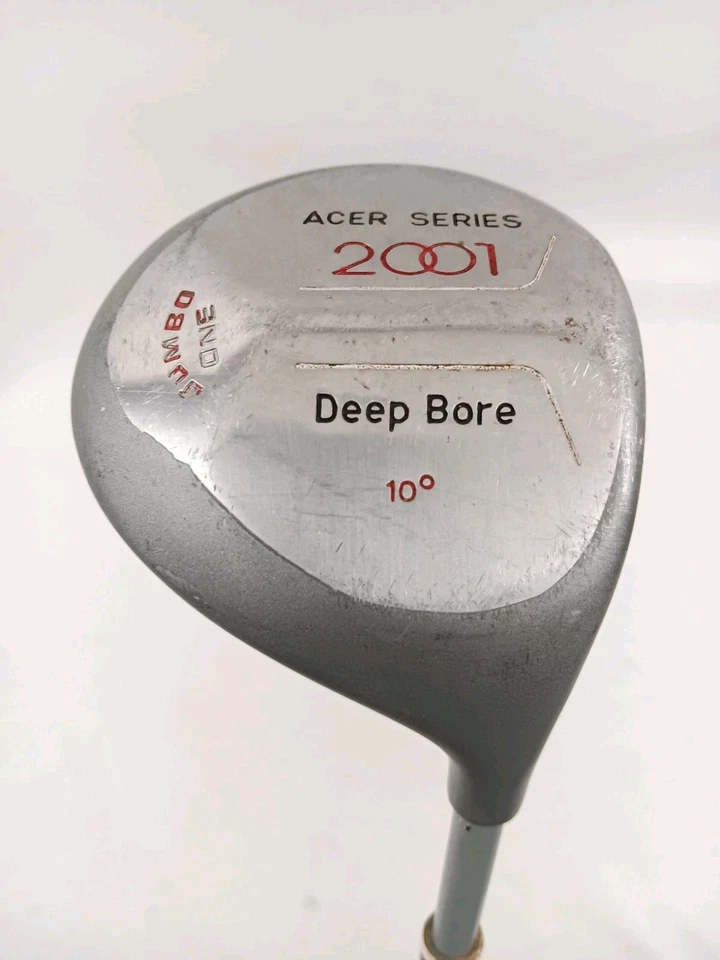 ACER 2001 Jumbo One Driver Golf Club 10 Degree Right Hand Stiff Graphite Dent 43 - Image 1 of 4