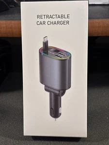 Chargeur voiture rétractable - Photo 1 sur 4