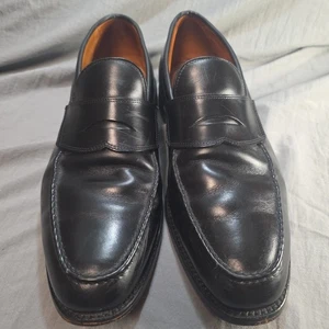 Zapatos Mocasines Allen Edmonds HINSDALE Cuero Negro Penny Talla 13D - Imagen 1 de 10