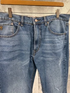 Herren Frye Medium Wash Denim Jeans Gr. 34x32 - Bild 1 von 5
