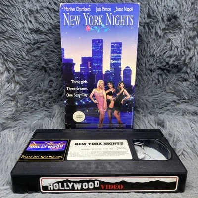 New York Nights VHS Tape Unrated Marilyn Chambers Julia Parton Susan Napoli - Image 1 of 4