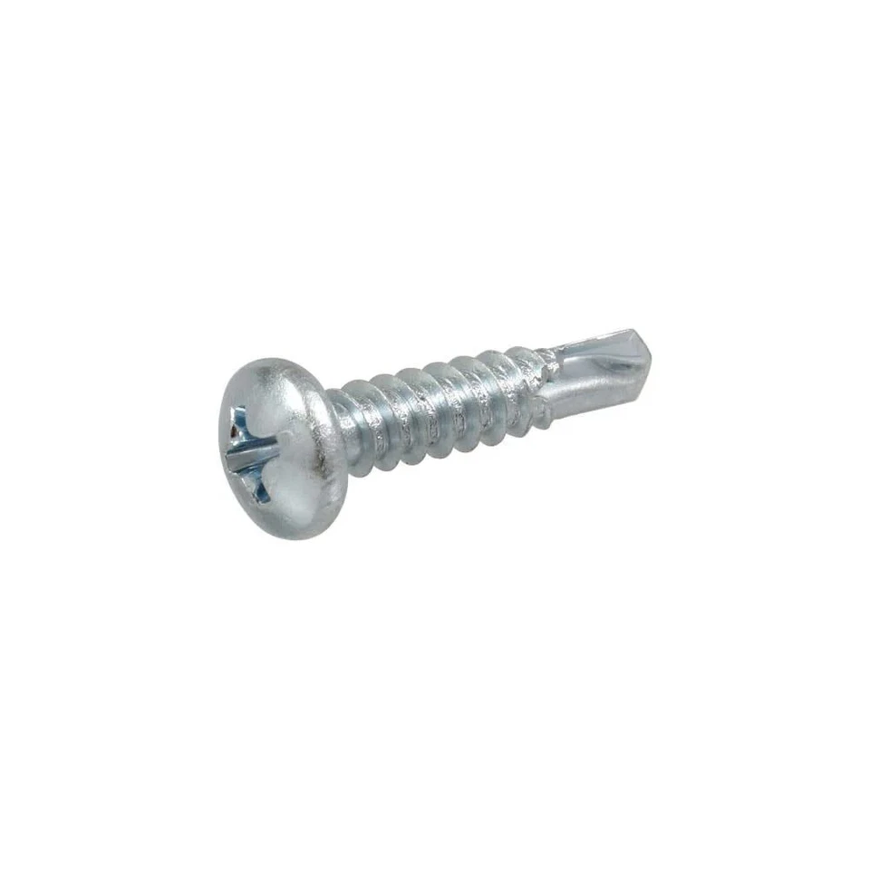 Hillman #10-16 X 1In Zinc Pan Head Phillips Self Drilling Screw 100Pk - Image 1 of 3