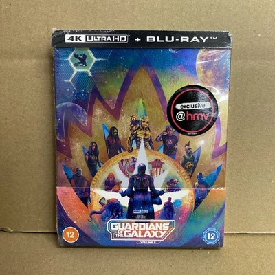 NEW & SEALED Guardians Of The Galaxy Vol 3 4K UHD Steelbook HMV Exclusive  - Image 1 of 3