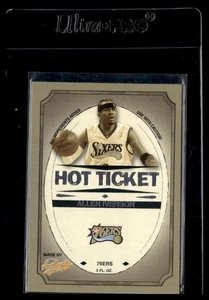 2004-05 Fleer Authentix #7 HT Allen Iverson Hot Ticket - Picture 1 of 2