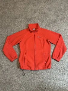 Columbia Damen Full-Zip Fleecejacke mit Taschen Peach/Orange/Koralle - Größe M - Bild 1 von 6