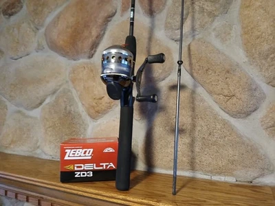 Zebco Delta ZD3 FISHING REEL/ROD Zebco COMBO Fishing Pole NEW - Image 1 of 4