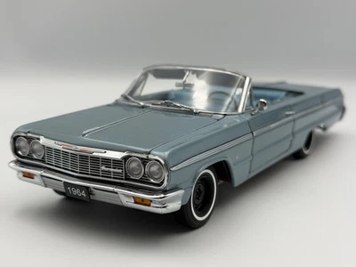 West Coast Precision 1964 Chevrolet Impala Convertible, Blue, 1:24, Excellent - Image 1 of 4