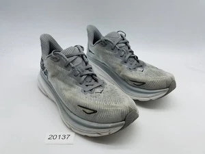 Scarpe da corsa Hoka One One Clifton 9 da uomo taglia 9,5 D (media) grigie - Foto 1 di 12