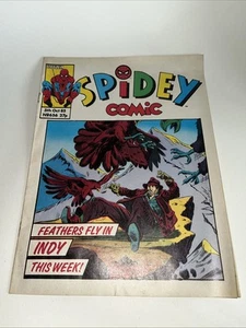 Marvel Spidey Comic Vintage Spider-Man Weekly #656 1985 Uk Indiana Jones rare - Picture 1 of 9