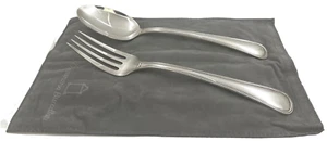 Buccellati Sterling Silver Old Italian 2-Piece Salad Set in Original Pouch - Picture 1 of 9
