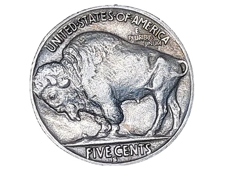 1930-S Buffalo Nickel 5 Cents ~ Better Date Coin/High Grade/Full Horn ~ AU Cover