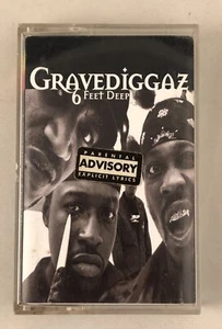 Gravediggaz 6 Feet Deep Cassette Tape 1994 Island Records RZA Hip Hop - Picture 1 of 3