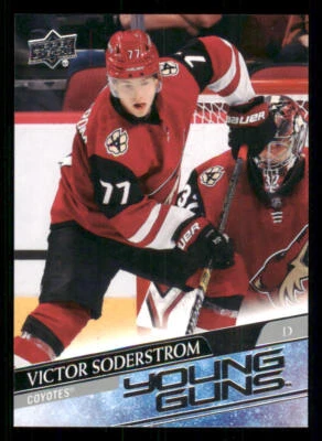 2020-21 Upper Deck #221 Victor Soderstrom Young Guns RC - Image 1 of 2