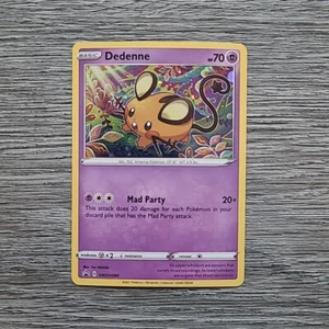 Dedenne SWSH080 Cosmos Holo Black Star Promo Pokémon JCC LP - Imagen 1 de 2