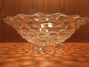 Fostoria American Three Toed Flared Bowl 10 1/4"  - Picture 1 of 3