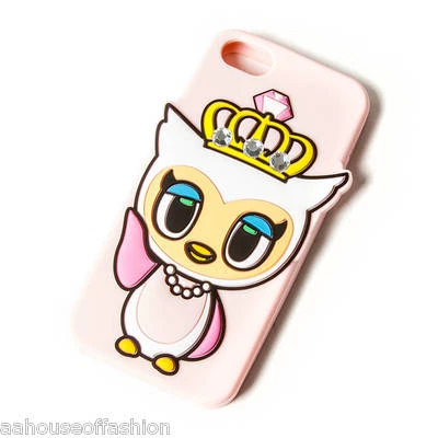Neon Star byTokidoki Fantasia Coruja Capa iPhone 5C Coroa Rosa Loungefly Nova - Imagem 1 de 4