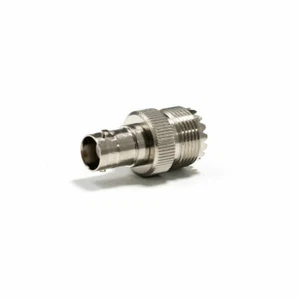 BNC Female Jack to SO-239 UHF Female Jack RF Adapter Connector - Picture 1 of 6