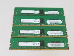 16GB (4 X 4GB) MICRON 2133MHZ SERVER ECC MEMORY 1RX8 PC4-2133P DDR4 RAM - Picture 1 of 2