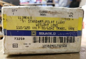 SQUARE D STANDARD PILOT LIGHT CLASS 9001 TYPE KP-1 73250 1Z-1762-B7 - Picture 1 of 4