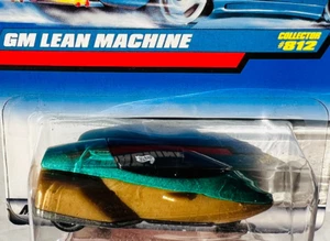 Hot Wheels Blue Card GM Lean Machine Concept Mattel Wheels Diecast 1/64 #812 - Picture 1 of 2
