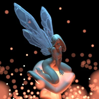 Cute Little Elf Resin Figure Model Kit 1/24 Scale Unpainted Unassembled Toys