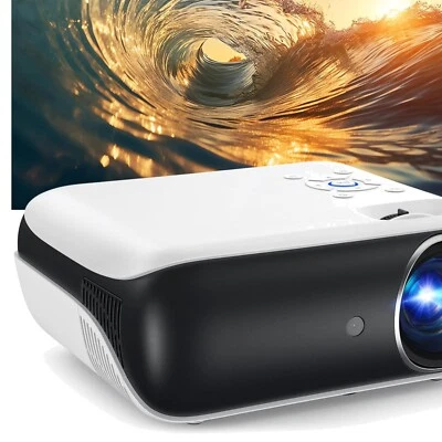 Full HD 1080P Projector with 47-200'' Projection & Bluetooth Connectivity - Image 1 of 4