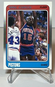 Pistones de baloncesto Fleer 1988-89 #41 Vinnie Johnson casi nuevos-como nuevos - afilados - paquete fresco - Imagen 1 de 2