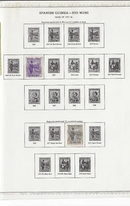 Spain-Guinea:Rio Muni accum (162) on pages, 1920-1968, CV $67  (a6363 - Picture 1 of 15
